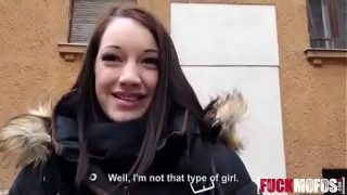 Felicia In Hungarian Girl Strips for Cash