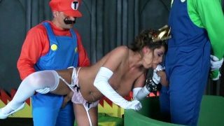 Mario and luigi parody double stuff – Brazzers