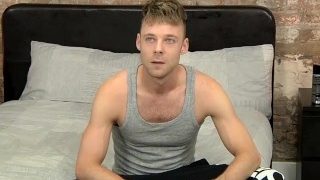 Big dicked twink Tommy Skylar enjoys his special solo time